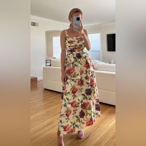 New Abercrombie & Fitch Emerson tiered floral maxi dress